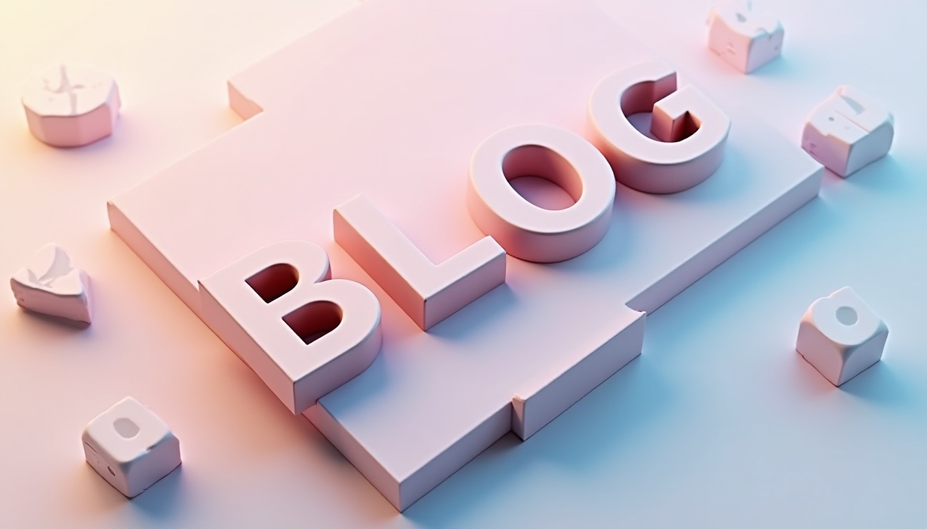 Ilustrație cu elemente de design web, cod și un ecran de laptop, simbolizând crearea unei pagini web profesionale.